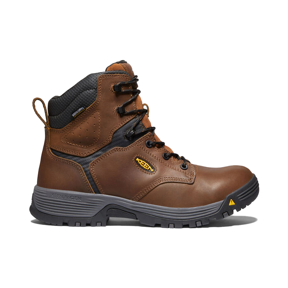 Keen Men's Chicago 6 Inch Waterproof Work Boots with Carbon Fiber Toe from Columbia Safety